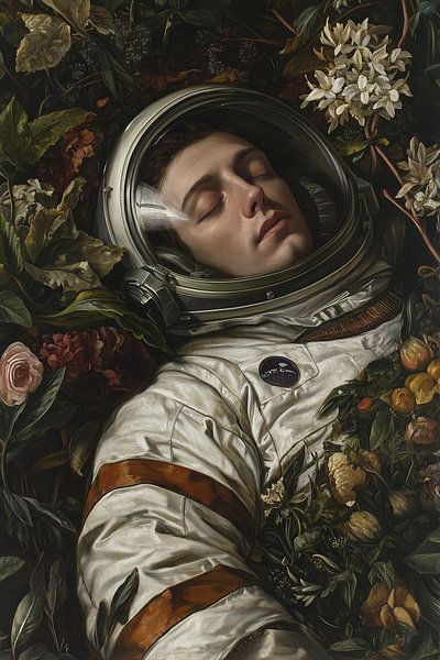 Schlafender Astronaut von Computer Dreams