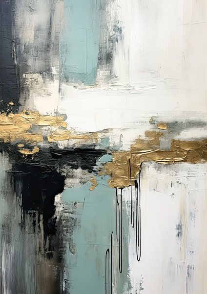 Azurblaue Eleganz von Your unique art