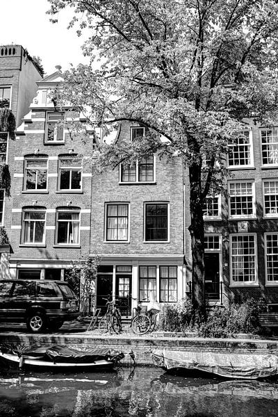 Nummer 1 Egelantiersgracht 54 Huis B&amp;W by Hendrik-Jan Kornelis