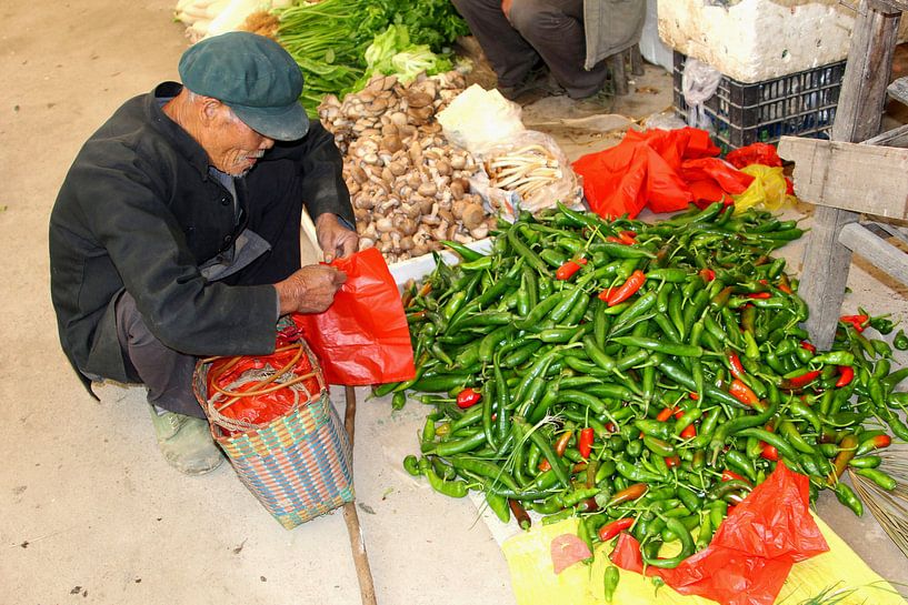 Markt China von Inge Hogenbijl