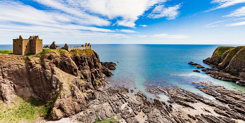 Le château de Dunnottar en Écosse par Werner Dieterich