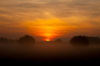 Sonnenaufgang auf der IJssel