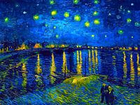 Sternennacht über der Rhone - Vincent van Gogh - 1888
