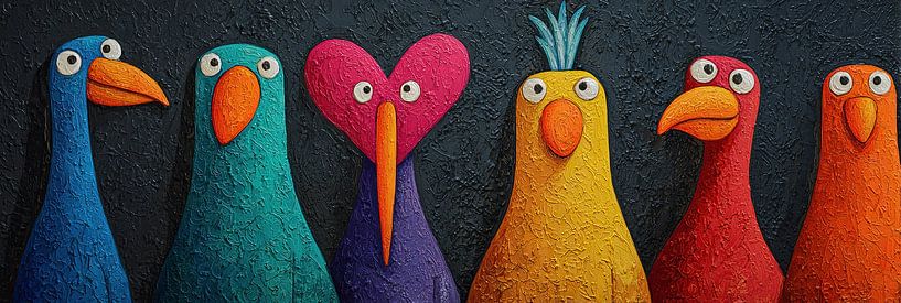 Heart Bird van ARTEO Schilderijen