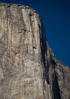 Face of El Capitan with a clear blue sky (Yosemite)