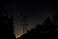 Strommasten durch die Veluwe