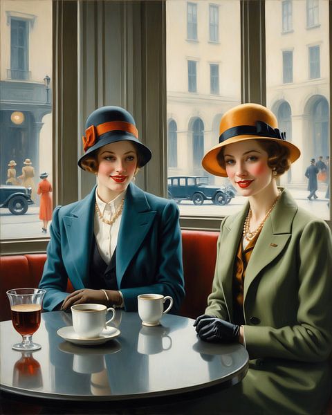 Hats and Coffee par Wall Art Creations by Peter