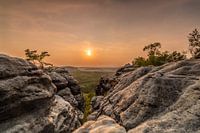 Zonsondergang op de Gohrisch