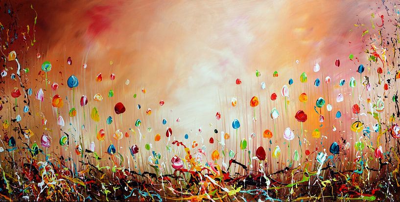 Fleurs de fantaisie par Gena Theheartofart