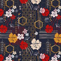 Motif classique Kabuki