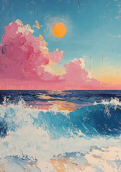 Meer Sonne Strand Horizont Himmel von Niklas Maximilian