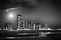 Vlissingen Skyline zwart-wit