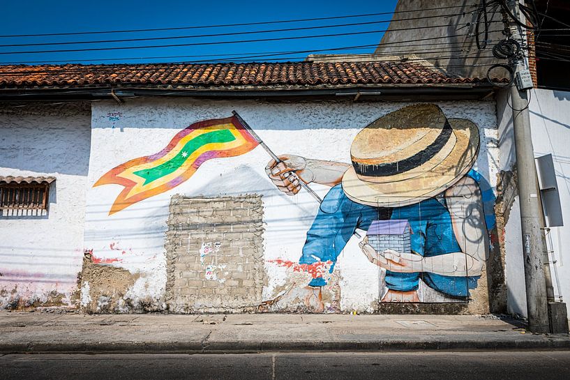 Graffiti Kolumbien von Sylvia Fransen