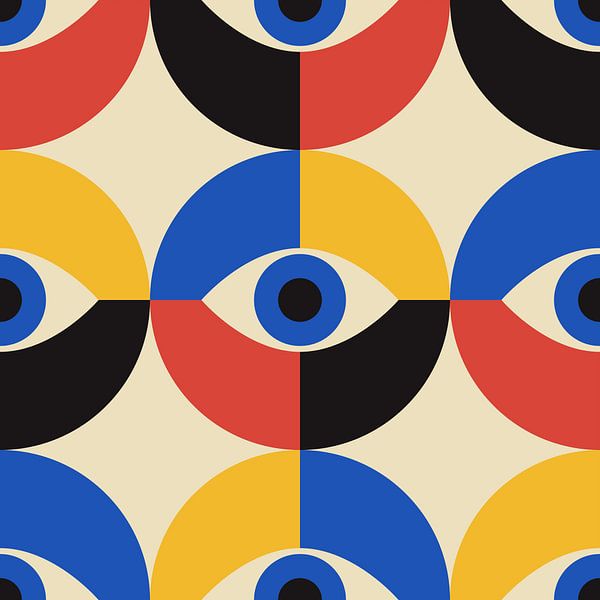 Organische und geometrische Formen, Retro-Stil von Studio Allee