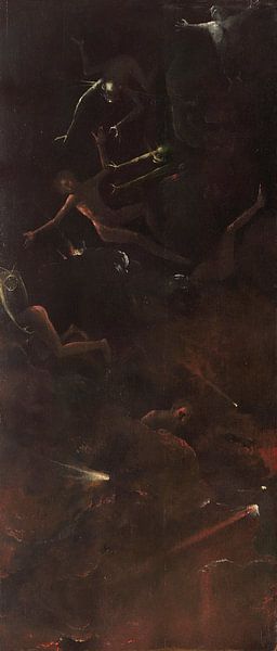 Fall of the Damned into Hell, Hieronymus Bosch by Masterful Masters