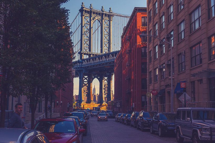 Les ponts de Dumbo : un jeu de connexion emblématique entre Brooklyn et Manhattan 17 par FotoDennis.com | Werk op de Muur
