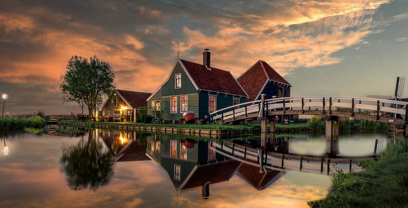 Zaanse Schans Niederlande von Mario Calma
