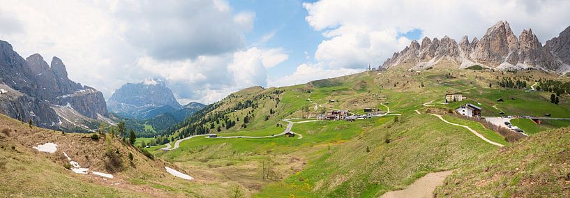 Alpenlandschaft Grödner Joch, Dolomiten südtirol von SusaZoom