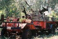 Voiture abandonnée (film 35mm)