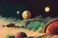 Alien-Fantasie, psychedelische Träume und fliegende Bohrinseln