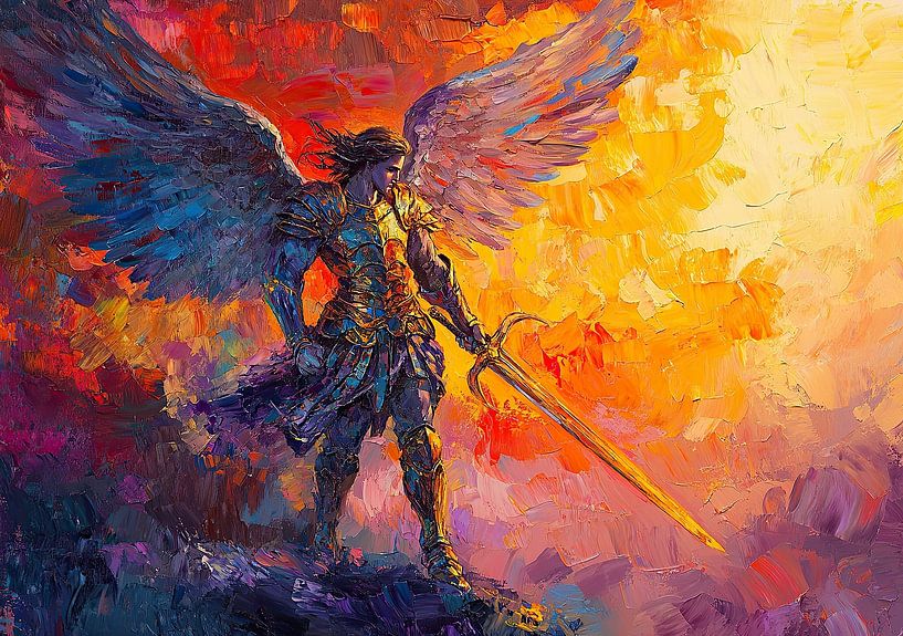 Archangel poster art print by Niklas Maximilian