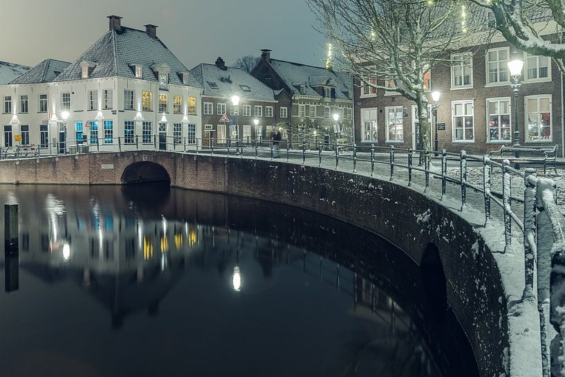 Amersfoort im winterlichen Schnee von Marcel van den Bos