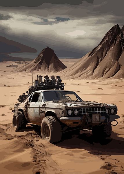 cars montains by movie & music poster