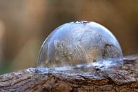 Bevroren zeepbel