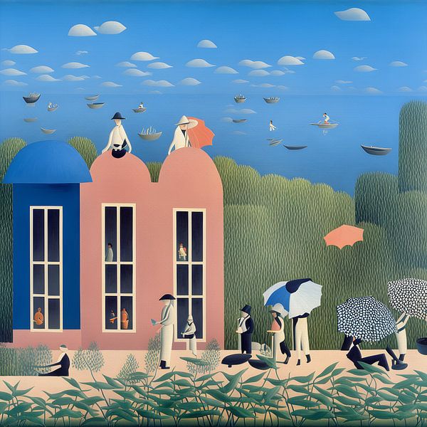 Ein sonniger Tag am See von Artclaud