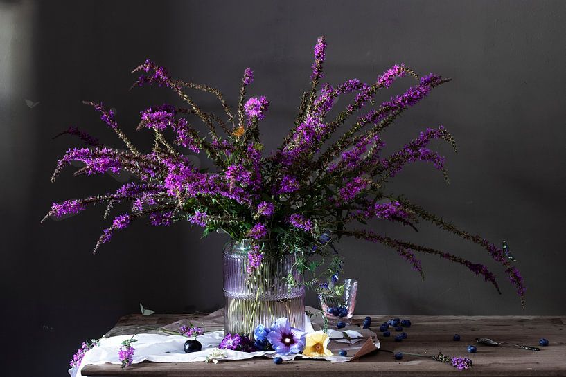 Stilleben 'Rohrkolben von Willy Sengers