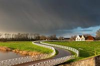 Bedrohlicher Himmel über Aduarderzijl