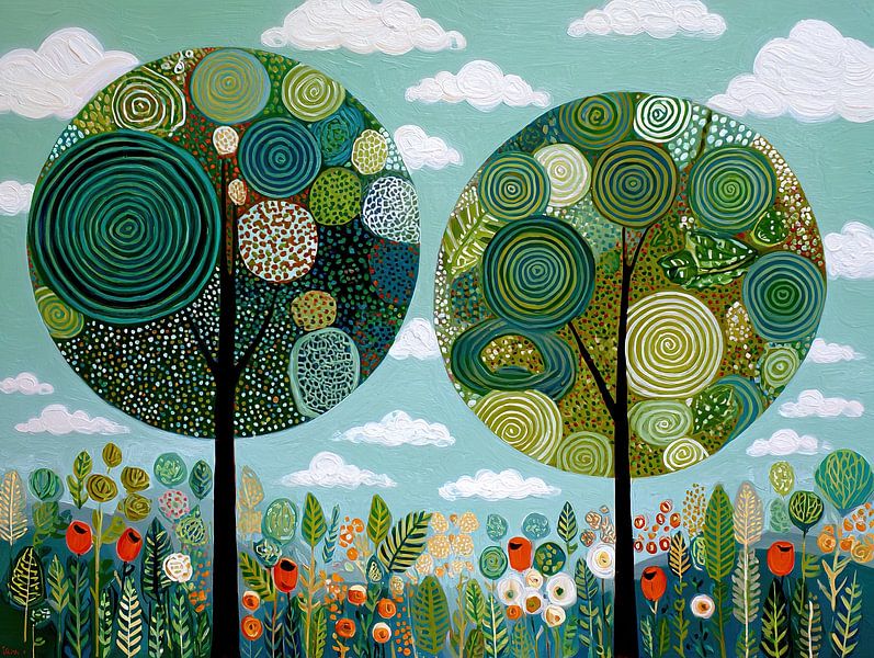 Spiraled Nature by Flower Studio