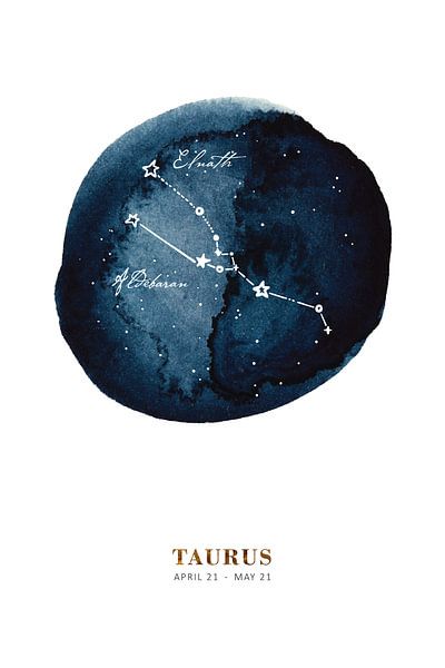 Sternzeichen Stier von Alina Buffiere by The Artcircle