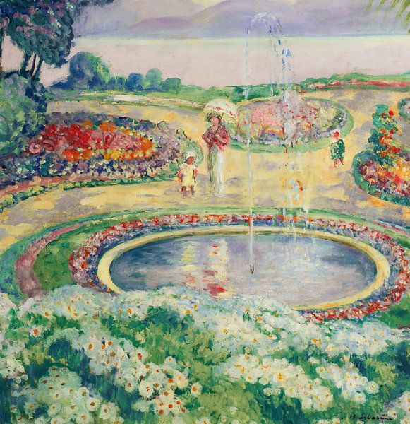 The Flower Garden, Henri Lebasque by Masterful Masters