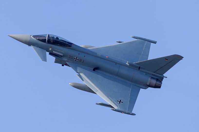 Salutations de la Luftwaffe - Eurofighter au-dessus de Leeuwarden par Harm-Jan Martens