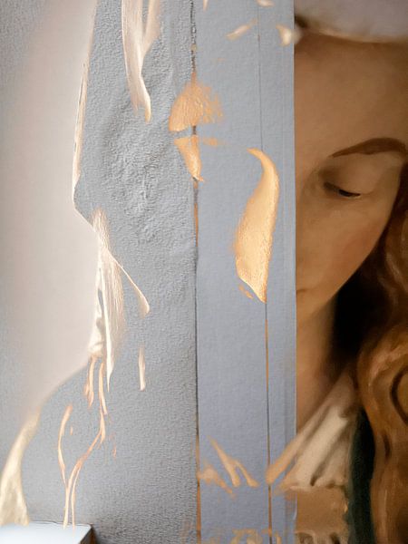 Mary on the wall by Jeanet Francke