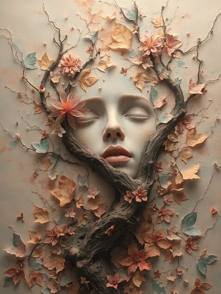 A surreal portrait by Jolique Arte