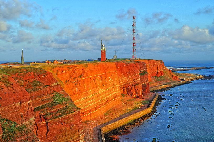 Helgoland im Abendlicht von Martina Fornal