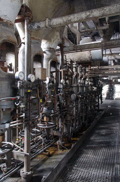 Valves pipes and wheels by Jaco Verheul