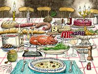 Eine deftige Mahlzeit