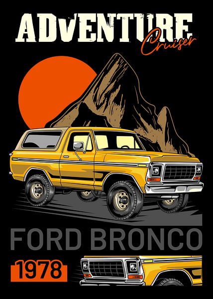 1978 Ford Bronco Car by Adam Khabibi