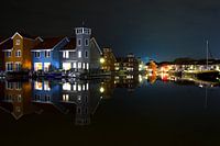 reitdiephaven in de nacht