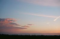 Sonnenuntergang Analogfotografie