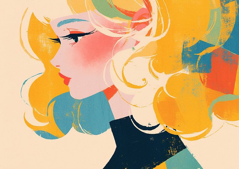 Women Portrait by Eye catching paintings