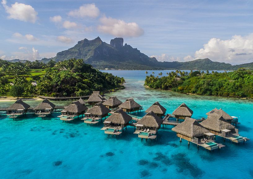 Overwater villa's op Bora Bora par Ralf van de Veerdonk