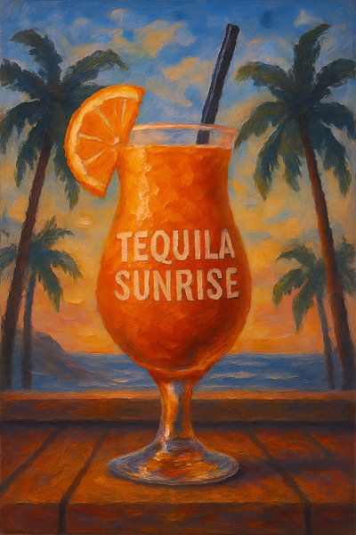 Peinture Tequila Sunrise. par Johannes