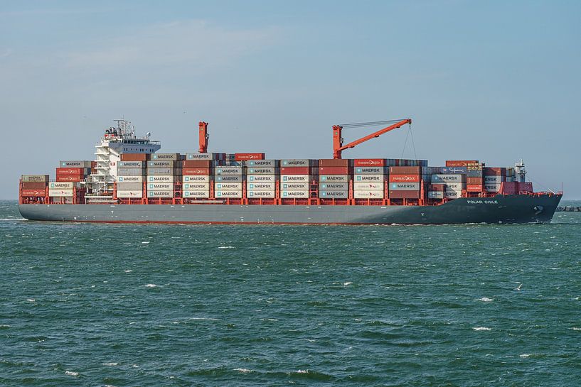 Le porte-conteneurs Polar Chile. par Jaap van den Berg