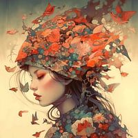 Échos abstraits de la beauté féminine