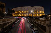 Colisée de Rome la nuit