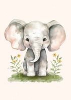 Süße Elefant für Kinderzimmer